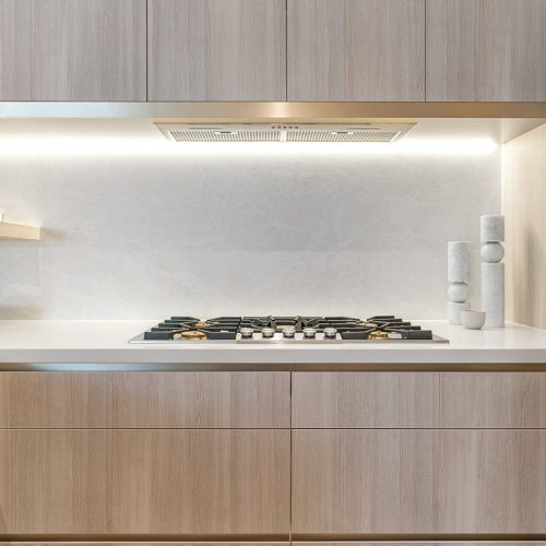 Snow White Marble slab Kitchen Splashback
