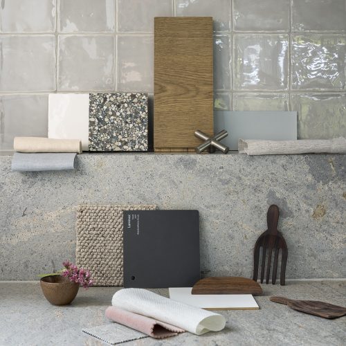 Grigio Argente Granite slab splashback